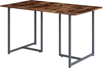 Vicco Mesa de comedor Merido, Roble rústico/gris, 140 x 80 cm, Vicco