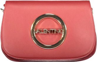 Valentino Tassen, Dames, Rood, ONE Size, Circle Logo Crossbody Bag
