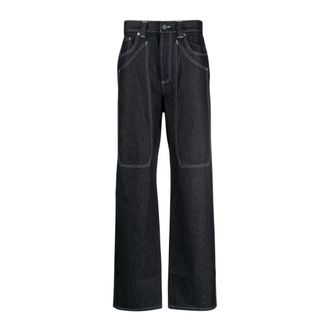 Winnie New York Double Knee Pant - Heren - Jeans - Blauw - Maat: W34 Katoen
