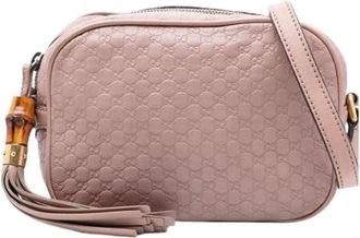 Gucci Pre-owned Cross Body Bags, female, Pink, Size: ONE SIZE Pre-owned Crossbody Bag