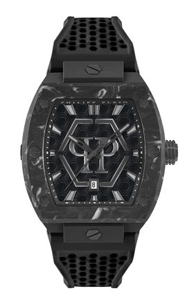 Philipp Plein The Hexagon Phantom Heren Horloge Zwart PWPUA0624