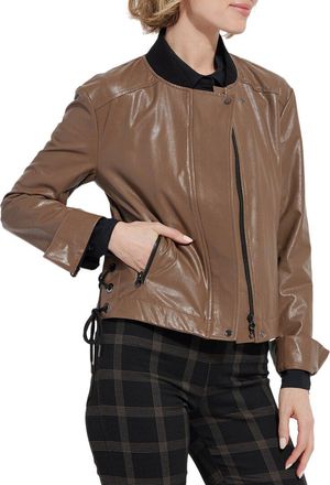 Lyss&eacute; Kellie Bomber Moto Jacket