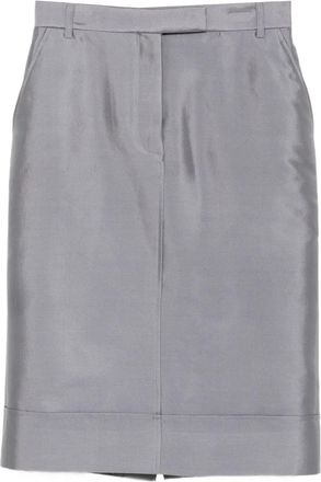 Thom Browne Gonna con cintura - Grigio