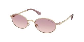 Swarovski SK7033 401368 Womens Sunglasses Gold Size 53