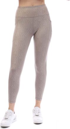 DKNY Dames/Dames Bijgesneden Enkel Hoge Taille Legging (Grijs)