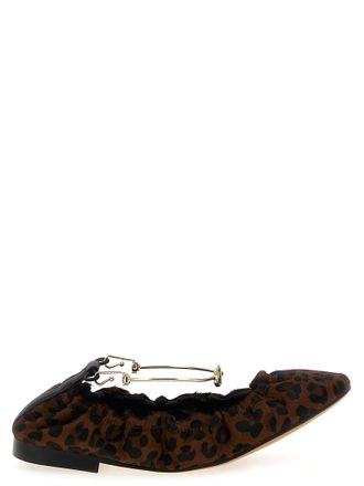 Twin-Set Animal Print Ballet Flats Flats