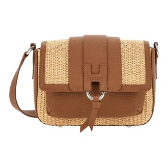 Hogan Cross Body Bags, female, Brown, Size: ONE SIZE Flap bag