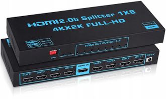OEM Divisor Hdmi 2.0 Divisor 1x8 Ultrahd Hdcp 2.2