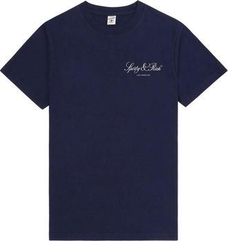 Sporty & Rich Logo-lettering T-shirt