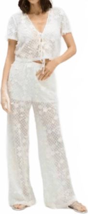 Allison New York Rio Pants In White