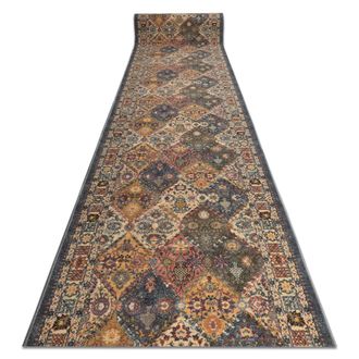 RugsX Rugsx - Alfombra Antideslizante Modern Classic Cl&aacute;sico Beige / Gris 19 120cm Multicolour 120x1300 Cm