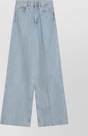 Calvin Klein wide leg denim trousers
