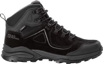 Jack Wolfskin Wanderstiefel JACK WOLFSKIN SUNSET HIKE TEXAPORE MID M, Herren, Gr. UK 9,5 - EU 44, Normalschaft, schwarz, Obermaterial: Synthetik; Obermaterial 2: Te