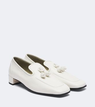 Bottega Veneta Mocasines Romeo de piel con borlas