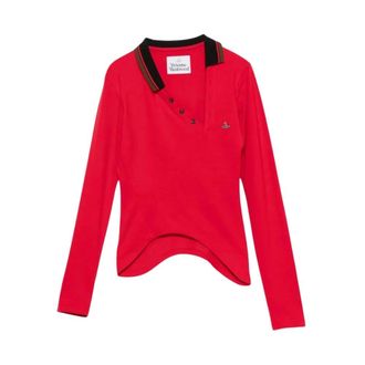Vivienne Westwood Mujer, Camisetas, Rojo, Talla: S