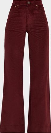 Rag & Bone Skylar High-Rise Corduroy Trousers