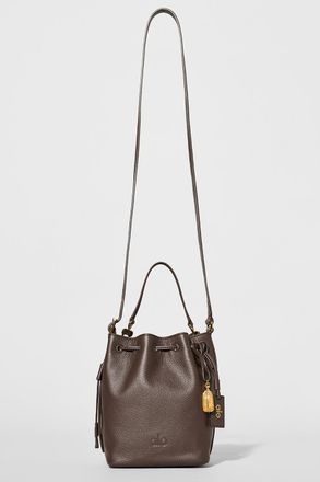Alo Mini Balance Bag in Espresso Leather Brown