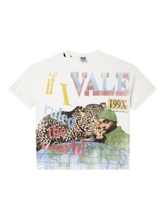 Vale printed T-shirt - Wit