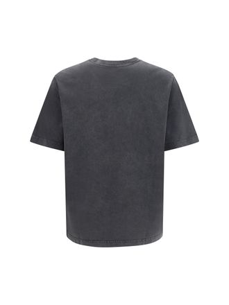 Maison Kitsun&eacute; Embroidered Fox Head T-Shirt - Black
