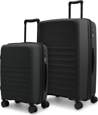 Bugatti Bugatti - Seoul 2 Piece Hardside Luggage Set with Expansion - Black at Nordstrom