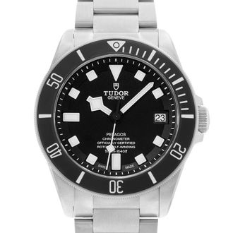 Tudor Pre-owned Tudor Pelagos Automatic Chronometer Black Dial Mens Watch 25600T