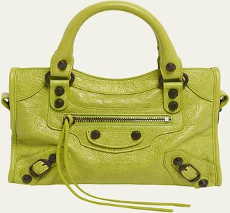 Balenciaga Le City Mini Leather Top-Handle Bag