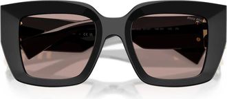 Miu Miu Sunglasses, female, Black, Size: 51 MM Oversized Square Sunglasses