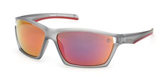 Timberland TB00055 Polarized 20D Mens Sunglasses Grey Size 66