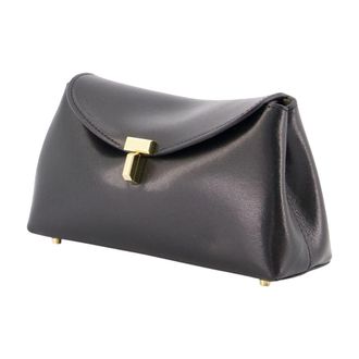 Toteme Womens Clutch Black Cowhide