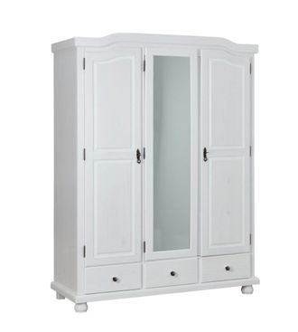 Inter Link SAS Armadio Links Kappl In Pino Massello Finitura Bianco L.150x56x200h. Articolo In Kit