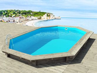 Habitat et Jardin Piscina De Madera brazilia 130 5,86 X 3,86 X 1,31 M