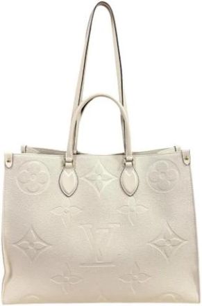 Louis Vuitton Pre-owned Vintage Monogram Empreinte Schoudertas - Dames - Vintage Shopper - Wit - ONE Size - Leer - Vintage