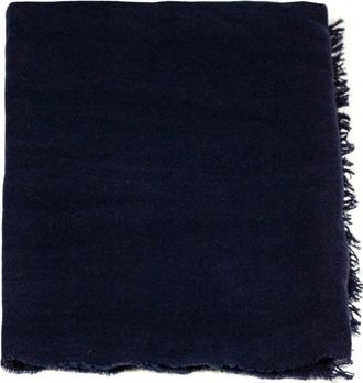 KANGRA Accessoires, Heren, Blauw, ONE Size, Wol, Wool and Cashmere Scarf