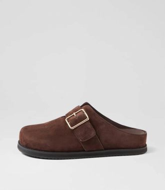 Ziera Womens Moris W Flat Shoes In Chocolate Suede