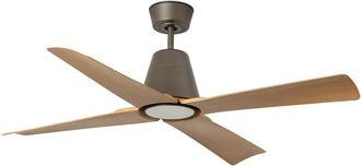 Faro Barcelona Ventilador con luz abs arce 127x127x39 cm