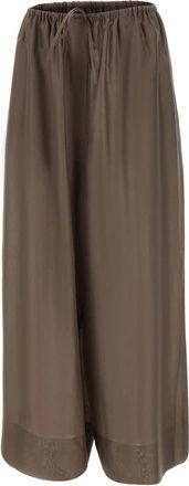 Entire studios Vento Wide Leg Pant - Dames - Wijde Broeken - Bruin - M - Broeken