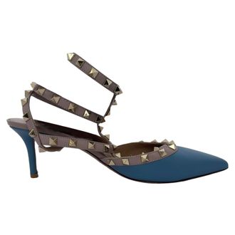 Valentino Valentino Garavani Rockstud 65 Pump in Blauw Leer