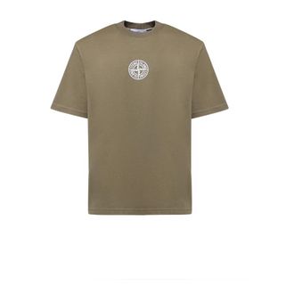 Stone Island Hombre, Camisetas, Verde, Talla: 2XL