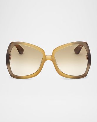 Tom Ford Jerry Butterfly Acetate Sunglasses