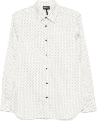 Emporio Armani Camicia a fantasia - Bianco