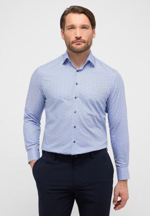 Eterna Langarmhemd ETERNA COMFORT FIT, Herren, Gr. 44, Normalgr&ouml;ssen, blau (hellblau), 100% Baumwolle, normal, Manschette, Hemden Langarmhemd, NON IRON (b&uuml;ge