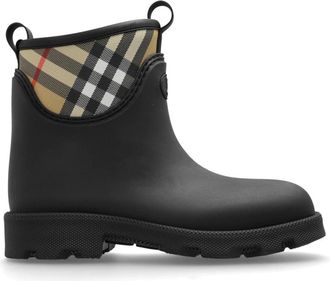 Burberry Marsh Stamp regenlaarzen - Dames - Regenlaarzen - Zwart - 38 EU - Schoenen