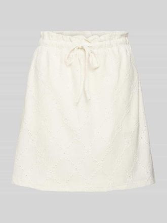 Vila Minirock mit Tunnelzug Modell DELEA in Offwhite, Gr&ouml;&szlig;e S