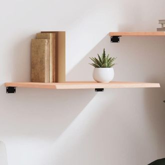 vidaXL Estante De Pared Madera Maciza De Roble Sin Tratar 60x50x2 Cm Vidaxl