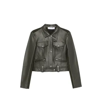 Iro Panelled Leather Jacket