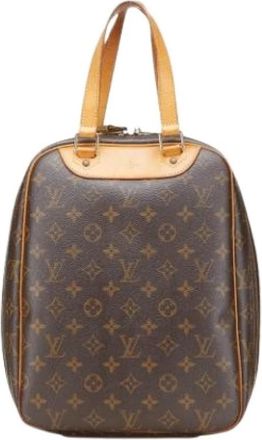 Louis Vuitton Pre-owned Canvas Handtas - Dames - Vintage Handtas - Bruin - ONE Size - Vintage