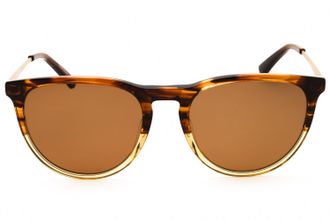 Cole Haan CH6507 Round Tortoiseshell Sunglasses - Brown