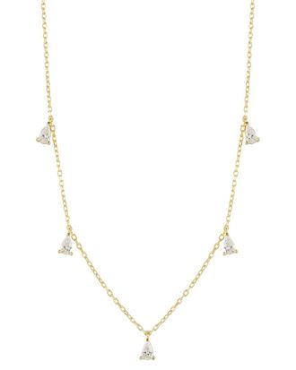 Glaze Jewelry 14K Plated Cz Necklace