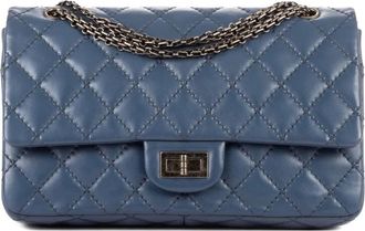 Chanel Borsa a spalla trapuntata con catena - Blu