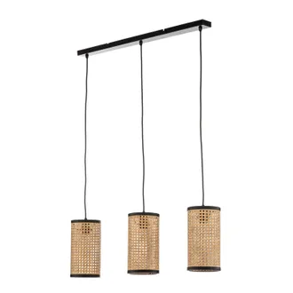 Lindby L&aacute;mpara Colgante yaelle En Marr&oacute;n De Madera - Lindby
